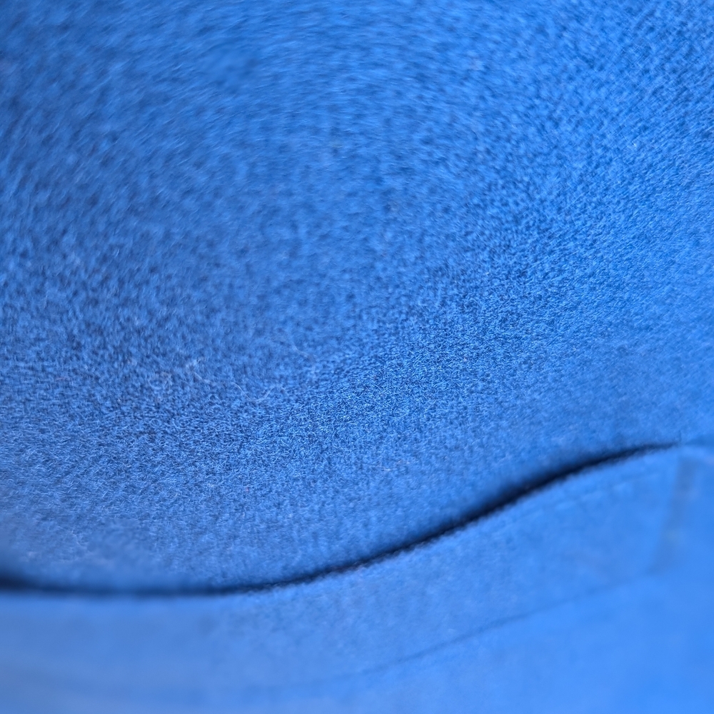 Vtg Pendleton Dark Blue Wool One Button Closure B… - image 5